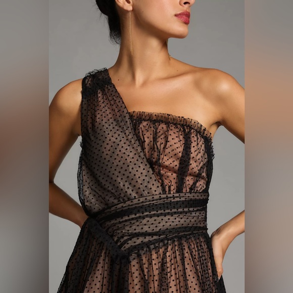 Anthropologie Tulle Dot Maxi Dress - Picture 4 of 16